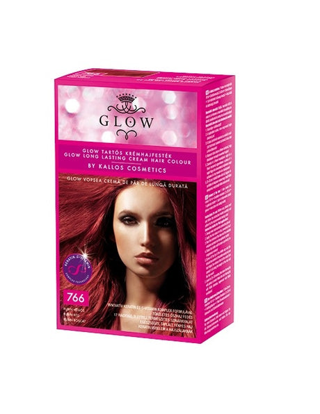 Kallos Glow – Vopsea de Păr Profesională cu Vitamina C și Cheratină, Culoare Intensă și Protecție Avansată
