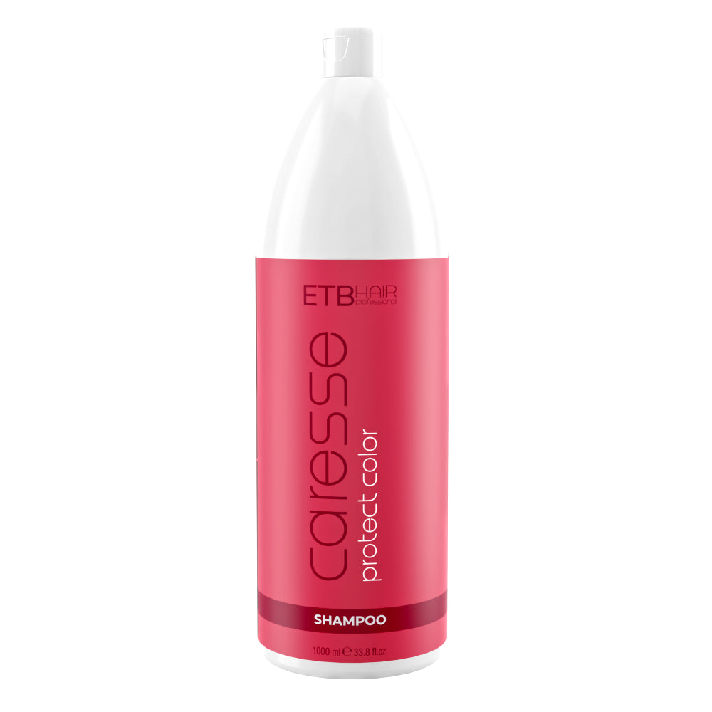 Șampon Profesional ETB Caresse Protect Color – Protecție Intensă pentru Culoarea Părului Vopsit, cu Colagen Vegetal, Biotină și Ulei de Tsubaki