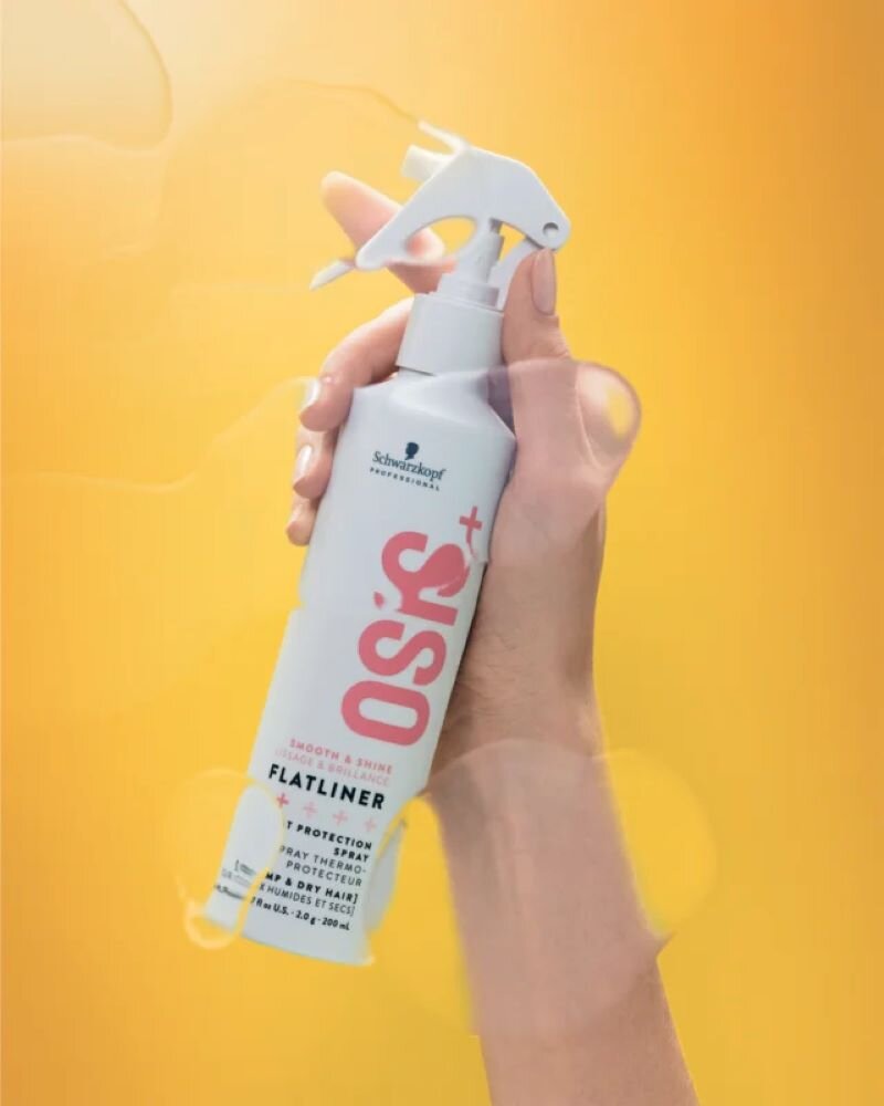 Ser Pentru Protecție Termică Cu Fixare Flexibilă Schwarzkopf Professional Osis  Flatliner 200ml