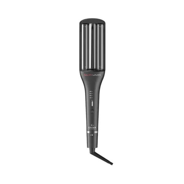 GA.MA Salon Silk Waves Placă de Ondulat cu Plăci Ceramice, Temperatură Reglabilă 160–220°C, Pentru Onduleuri Moi, Strălucitoare și Coafuri cu Volum