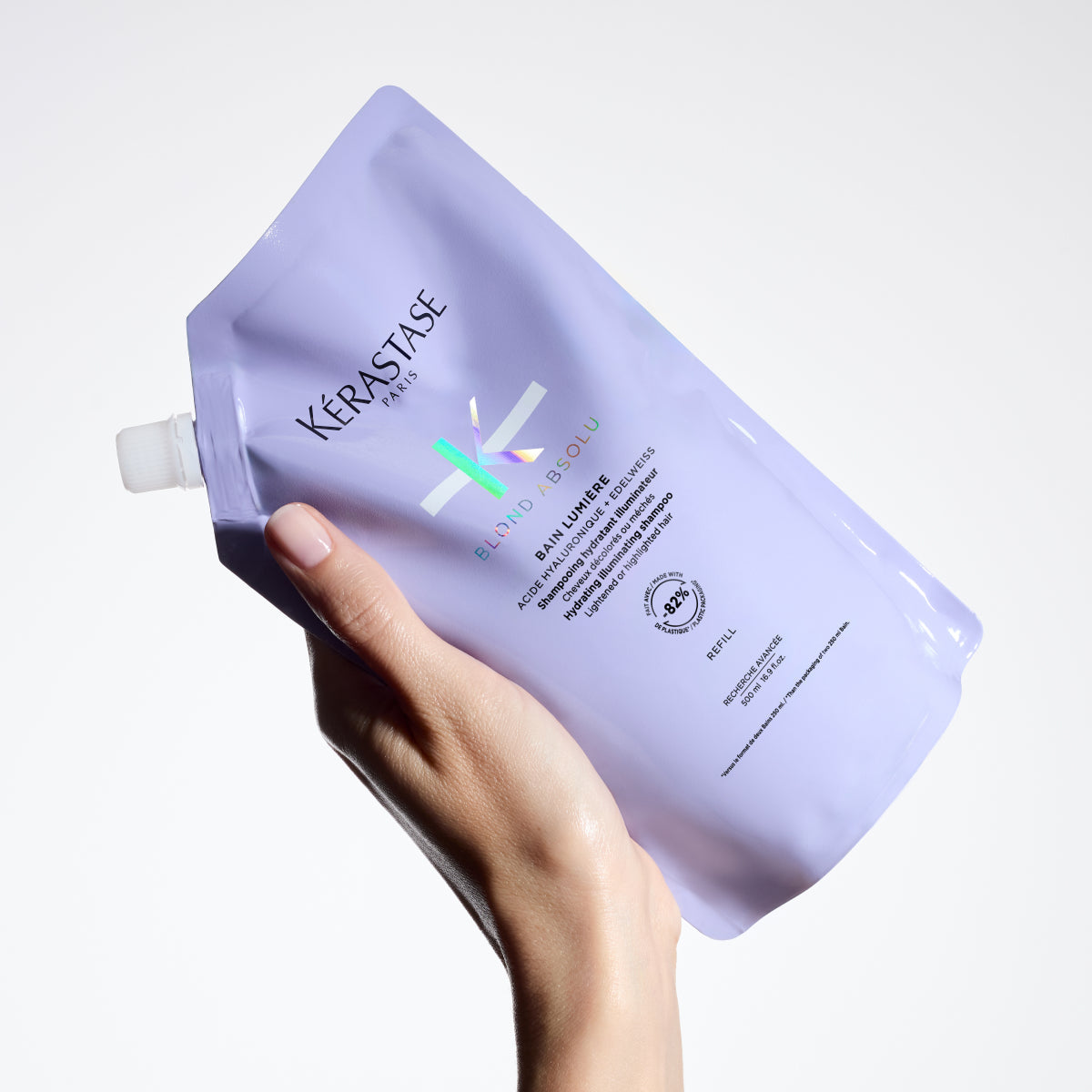 Kérastase Blond Absolu Bain Lumière – Șampon Hidratant și Iluminator pentru Păr Blond Decolorat sau cu Șuvițe