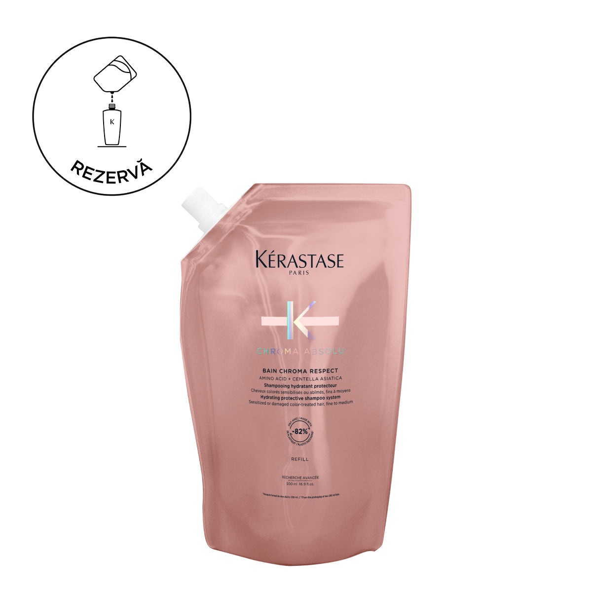 Kérastase Chroma Absolu Bain Chroma Respect – Șampon Profesional Hidratant pentru Păr Vopsit și Sensibilizat