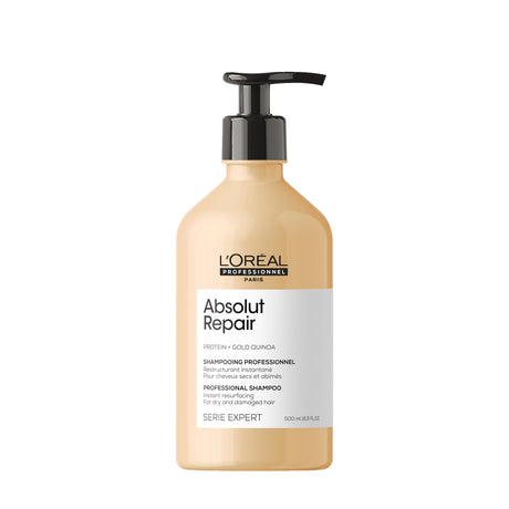 Șampon Profesional L’Oréal Professionnel Absolut Repair Lipidium – Reparare Intensă și Strălucire pentru Păr Deteriorat