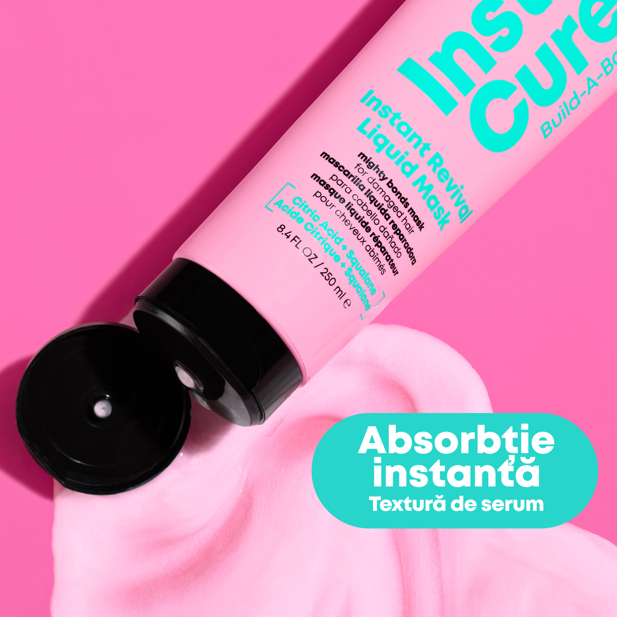 Matrix Instacure Build-A-Bond Instant Revival – Masca Lichidă Reparatoare pentru Păr Deteriorat 250ml - Păr