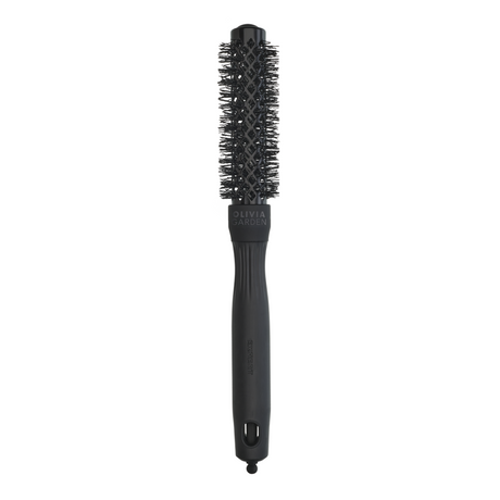 Perie termică rotundă Olivia Garden Expert Blowout Shine 20mm Black Label bară ceramică cu turmalină peri ondulați