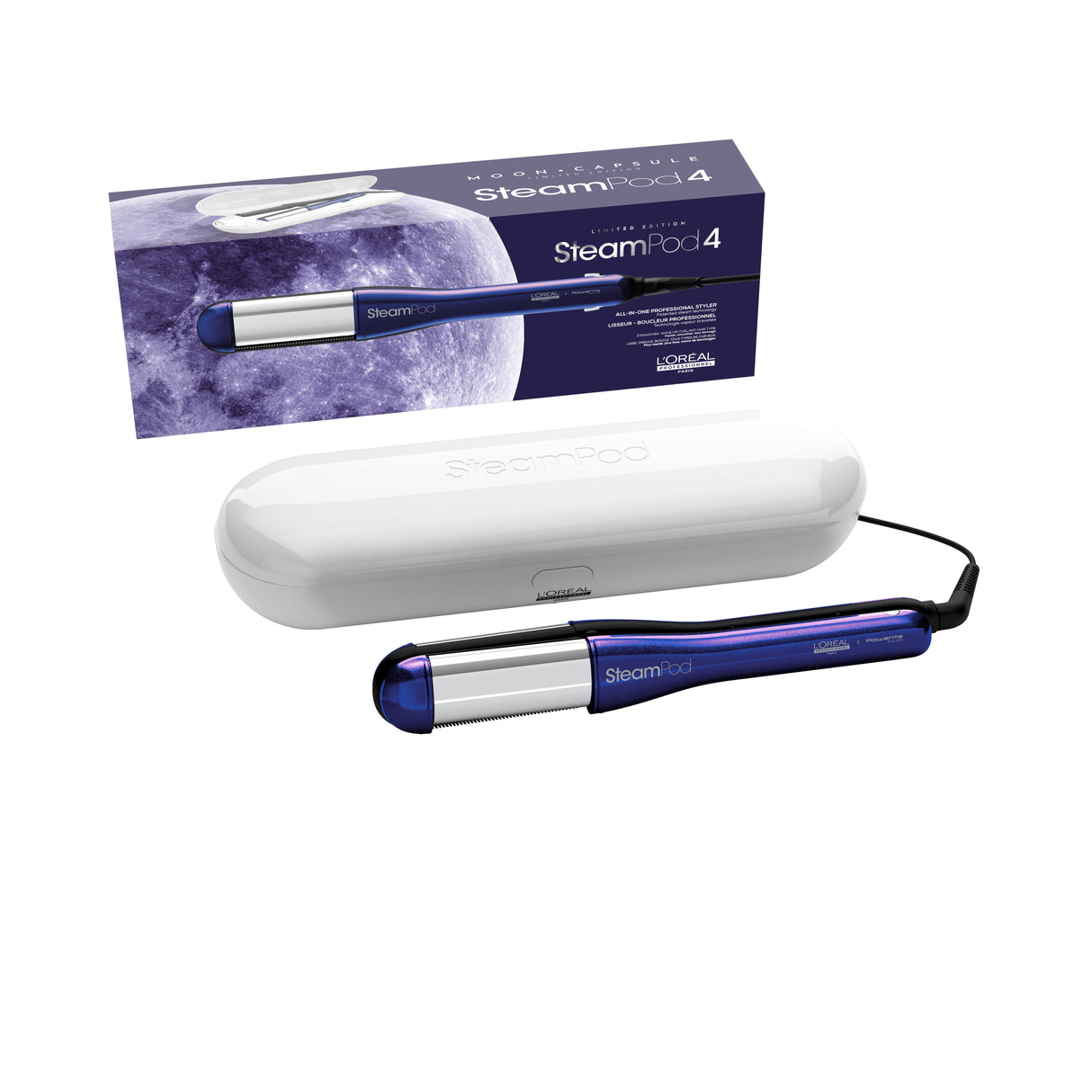 Placă Profesională L’Oréal Professionnel Steampod 4.0 MOON CAPSULE – Ediție Limitată - Aparatură