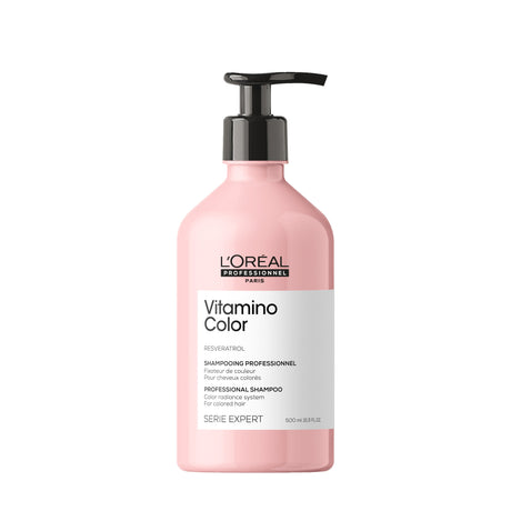 Șampon Profesional L’Oréal Professionnel Vitamino Color – Protecție Antidecolorare și Strălucire Intensă pentru Păr Vopsit, cu Resveratrol