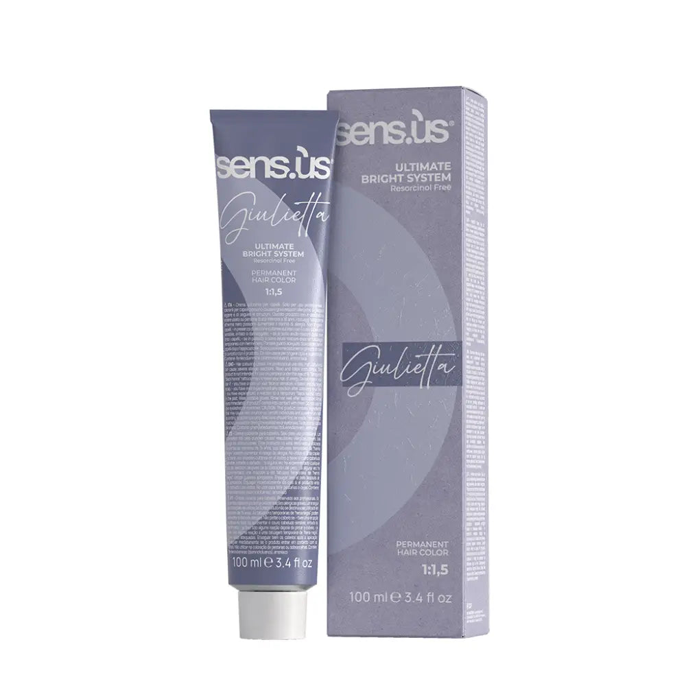 Sensus Vopsea de Păr Permanentă cu Amoniac Giulietta Ultimate Bright System Technology 100ml - 11.2 - Păr