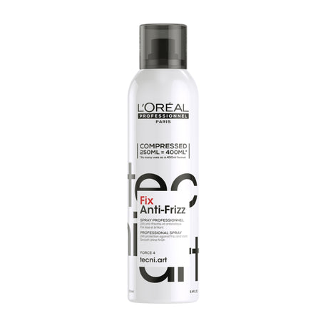 Spray Profesional de Fixare L’Oréal Professionnel Tecni.Art Fix Anti-Frizz 250ml– Protecție 24h împotriva Frizz-ului și